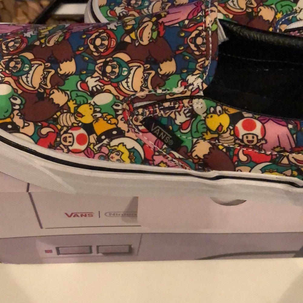 Ninetendo Vans Classic Slip-On shoes